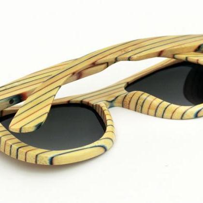 New Fashion Bamboo Sunglasses UV400..