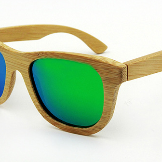 Riding Bamboo Sunglasses UV400 Pola..