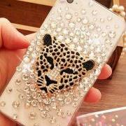 Leopard iphone 5s case bling iphone 5 case crystal iphone 4 case iphone 4s case Leopard samsung galaxy s4 case samsung note2 /note3 case