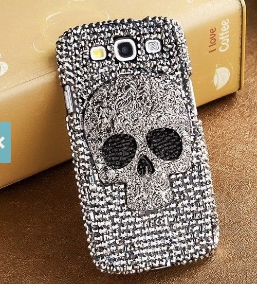 Skull Iphone 6 Case, Iphone 6 Plus Case,samsung Galaxy S6 Case S6 Edge Iphone 4s Case,iphone Hard Case,iphone 5 Case,iphone 5s Case,bling Iphone