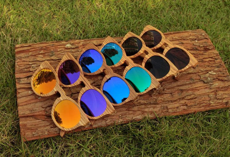 Classic Eyeglass Frame Fashion Handmade Natural Bamboo Leg Sunglasses Uv400